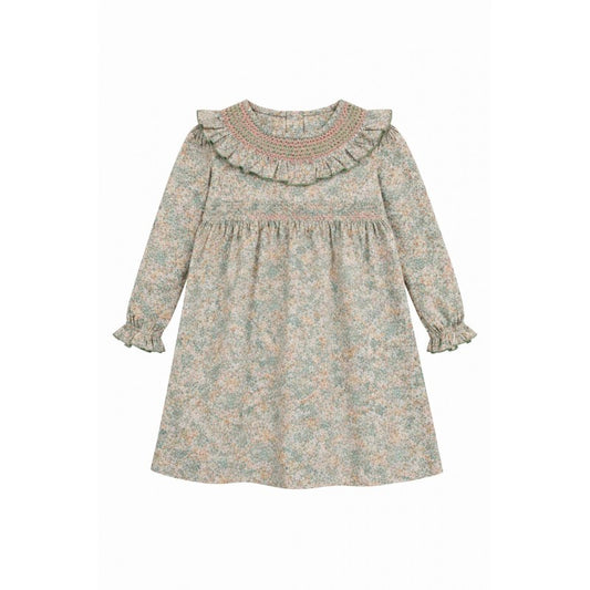 Vestido Flores Manga Larga Atardecer – Babidu