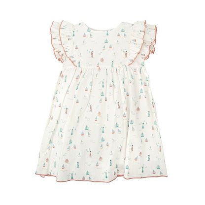 Vestido estampado volantes Claridad - Babidu