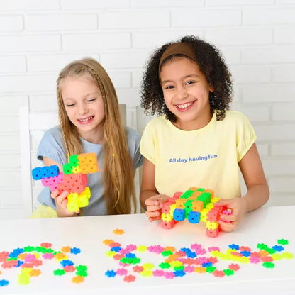 Bloques Meli basic Neón travel box 500 piezas