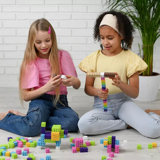 Bloques Meli Cube basic 100 pastel