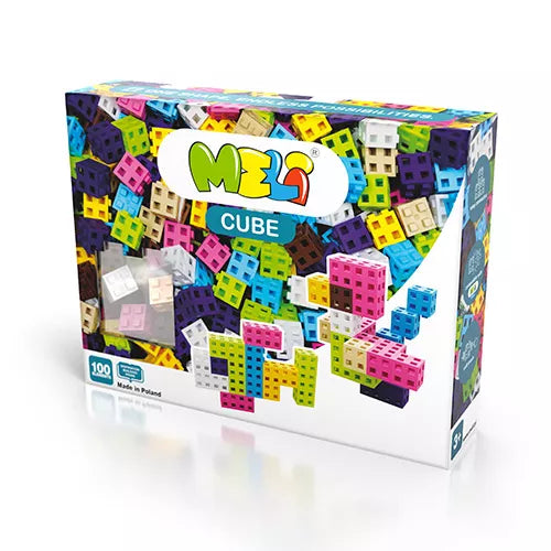 Bloques Meli Cube basic 100 pastel