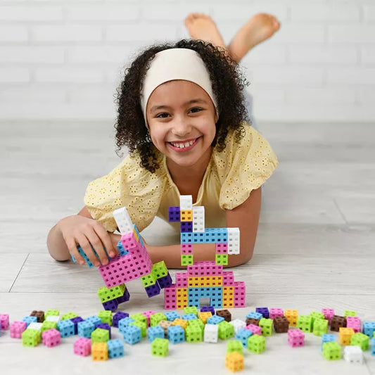 Bloques Meli Cube basic 200 pastel