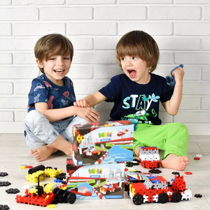 Bloques Meli basic bomberos 4 en 1