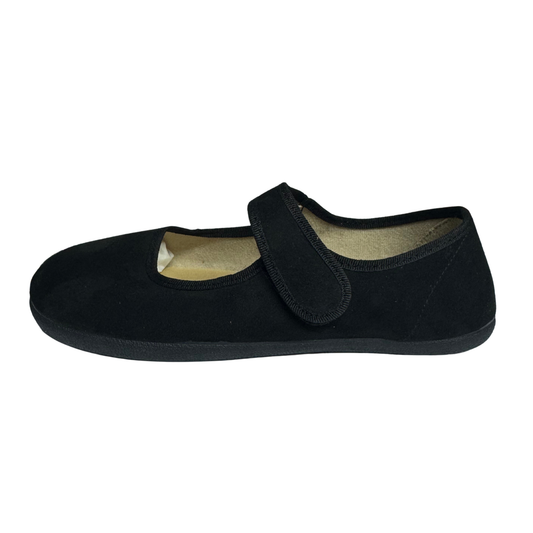 Merceditas adulto con velcro barefoot XL022 Negro - Batilas