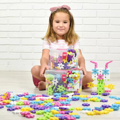 Bloques Meli maxi travel box pastel 110 piezas