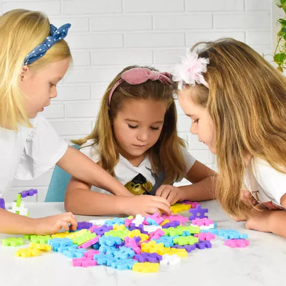 Bloques Meli maxi travel box pastel 110 piezas