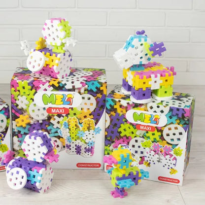 Bloques Meli maxi constructor pastel 70 piezas