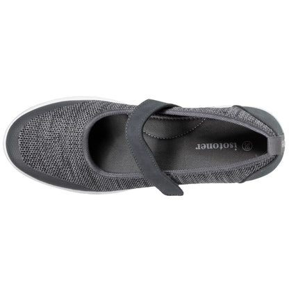 Bailarinas slip-on Mujer Gris